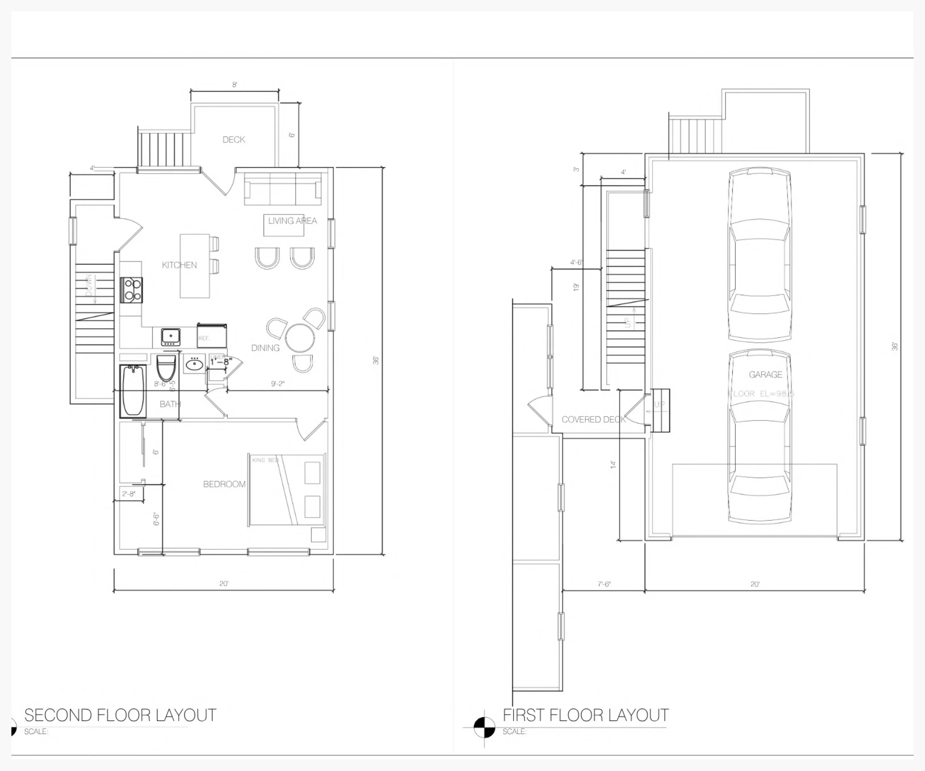 Residential Drawing Set — Floor layouts