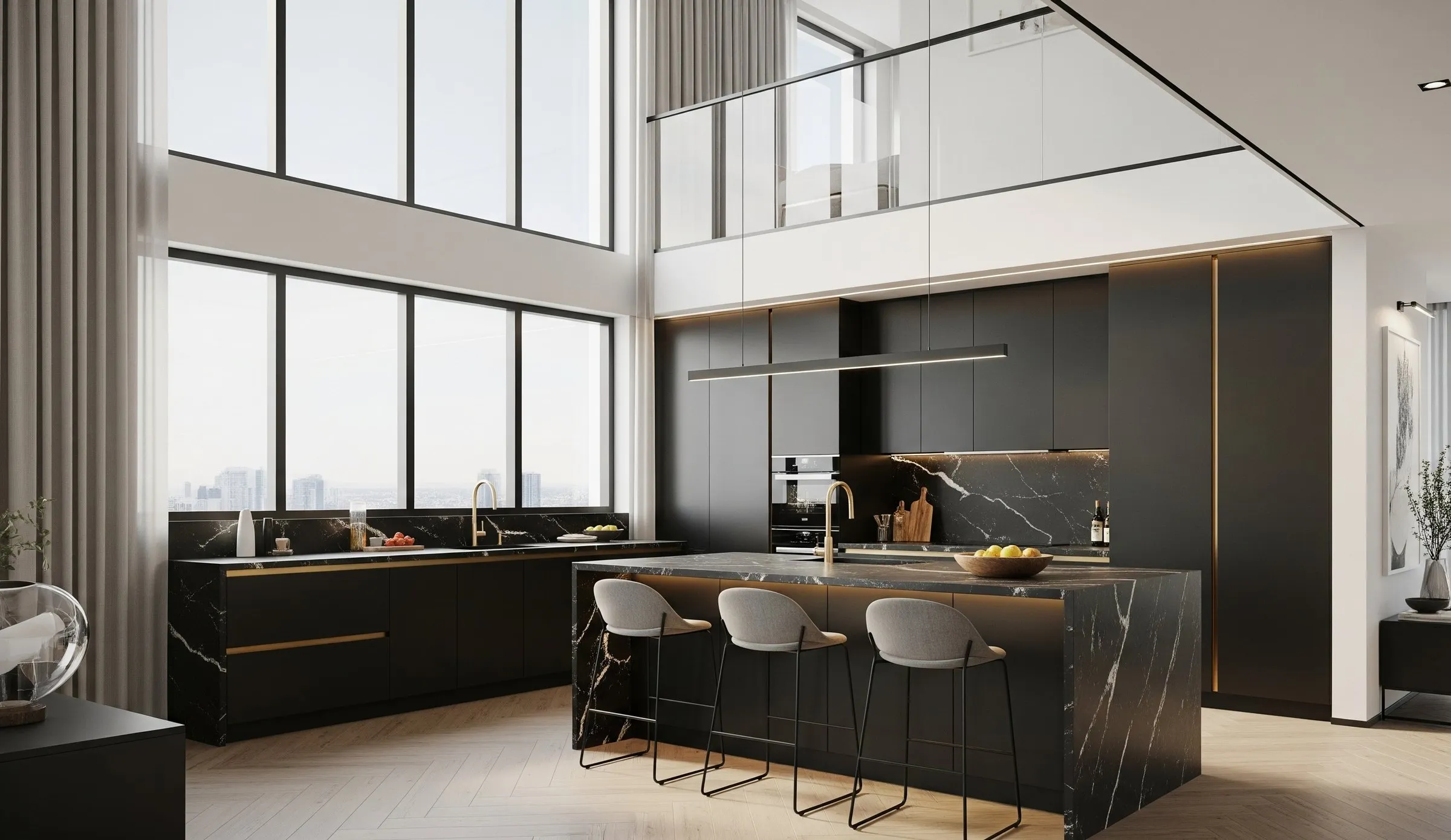 Penthouse Collection — Luxury penthouse kitchen