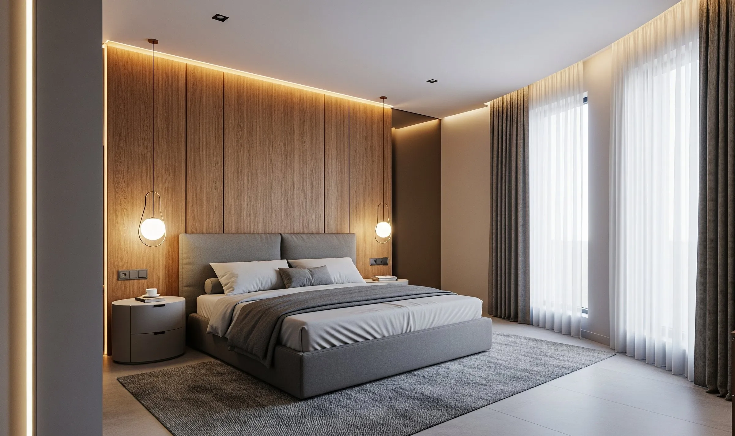 Modern luxury bedroom