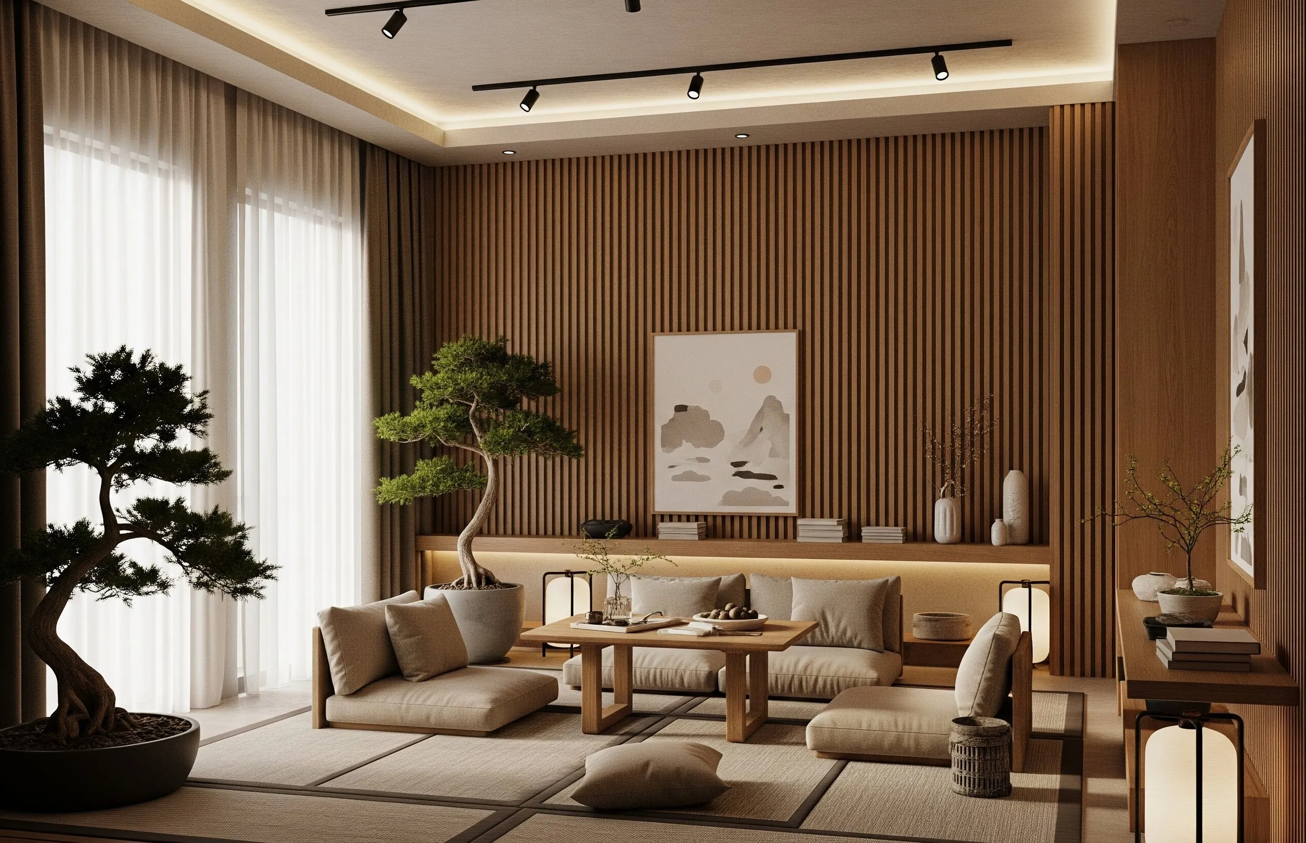 Japandi living room