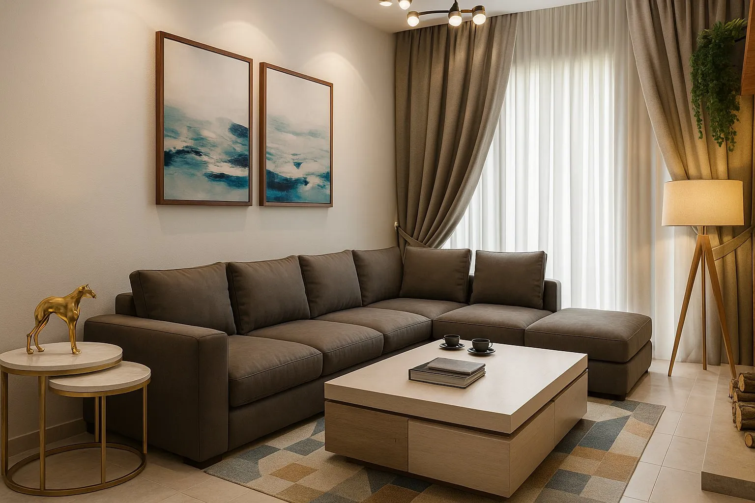 Minimalist living room