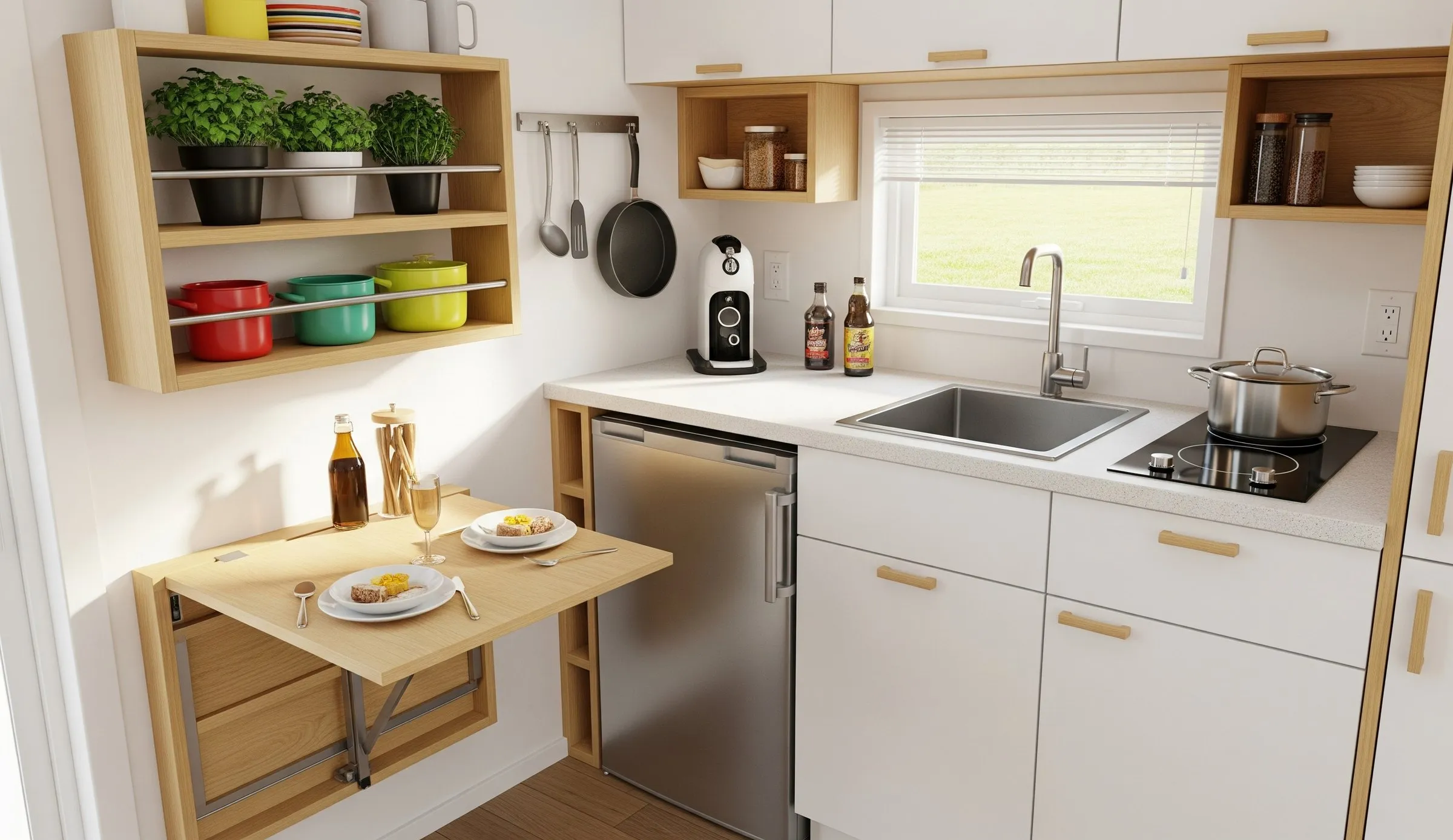 Tiny house kitchen